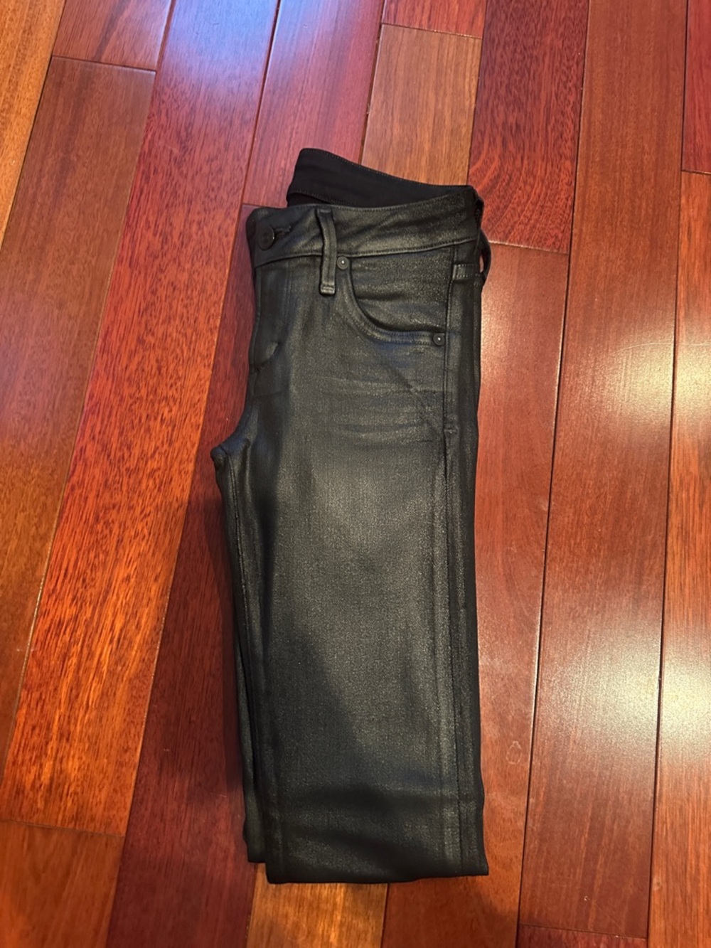 Citizens Of Humanity Black Skinny coated Jeans